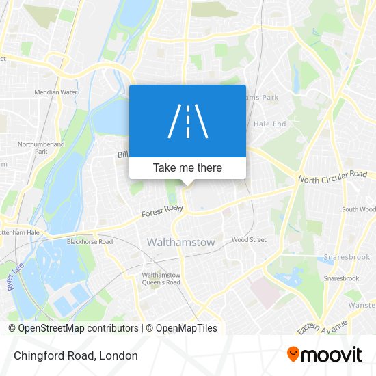 Chingford Road map