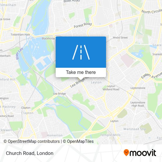 Church Road map