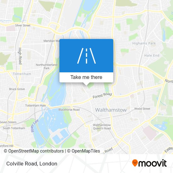 Colville Road map