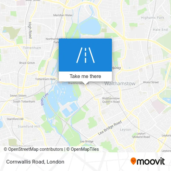 Cornwallis Road map
