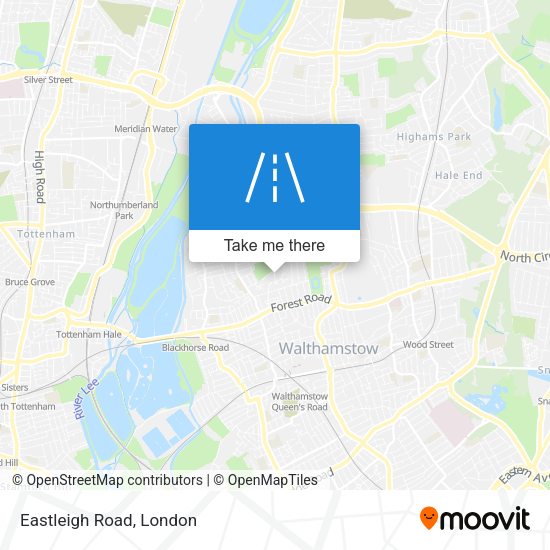 Eastleigh Road map