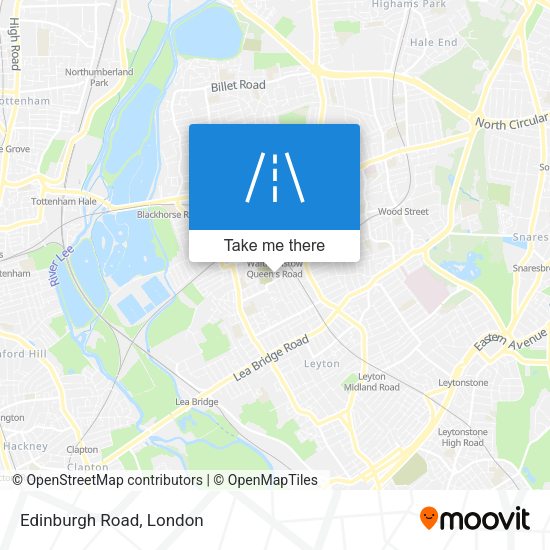 Edinburgh Road map