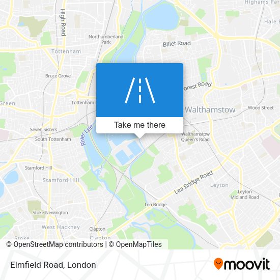 Elmfield Road map