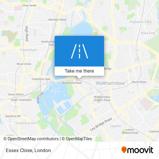 Essex Close map