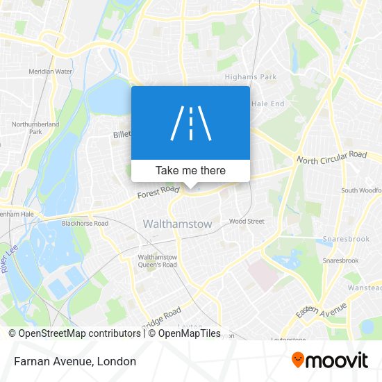 Farnan Avenue map
