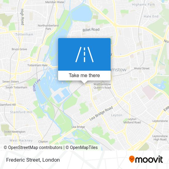 Frederic Street map