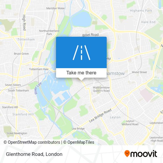 Glenthorne Road map