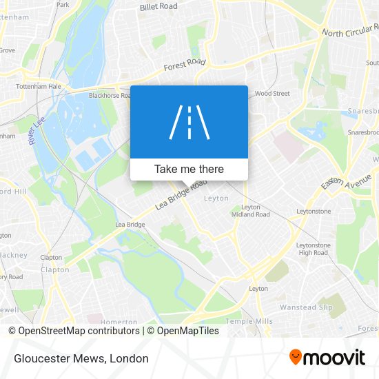 Gloucester Mews map