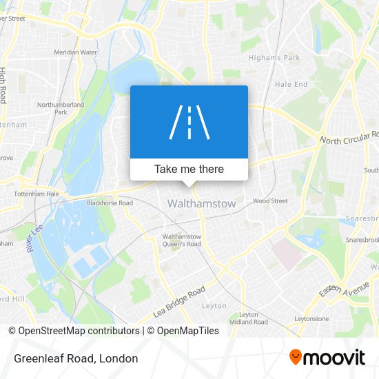 Greenleaf Road map