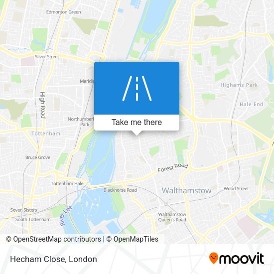 Hecham Close map