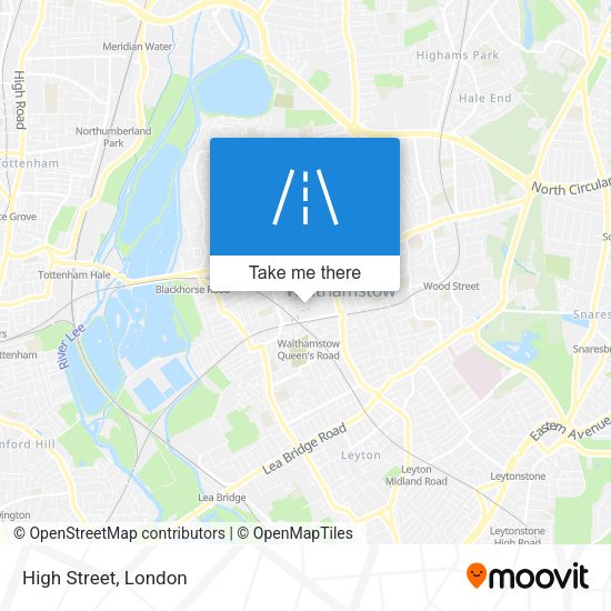 High Street map
