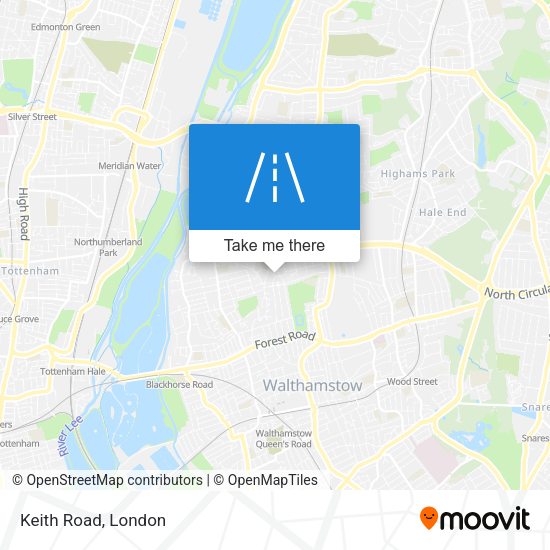 Keith Road map