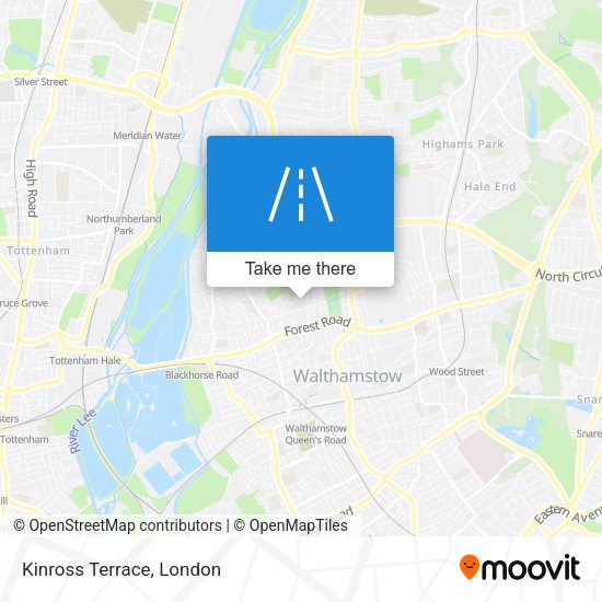 Kinross Terrace map