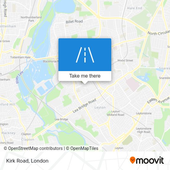 Kirk Road map