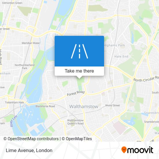 Lime Avenue map