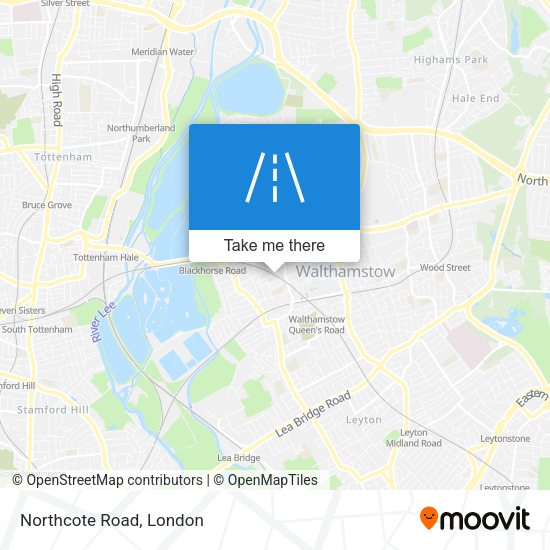 Northcote Road map