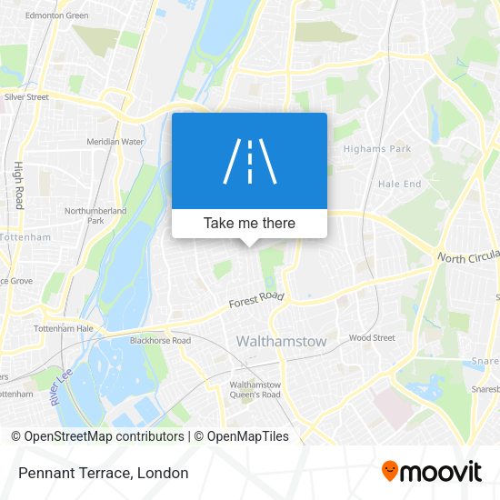 Pennant Terrace map