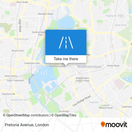 Pretoria Avenue map