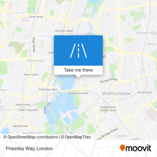 Priestley Way map