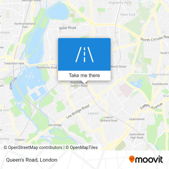 Queen's Road map