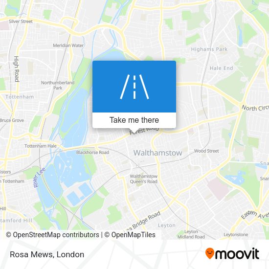 Rosa Mews map