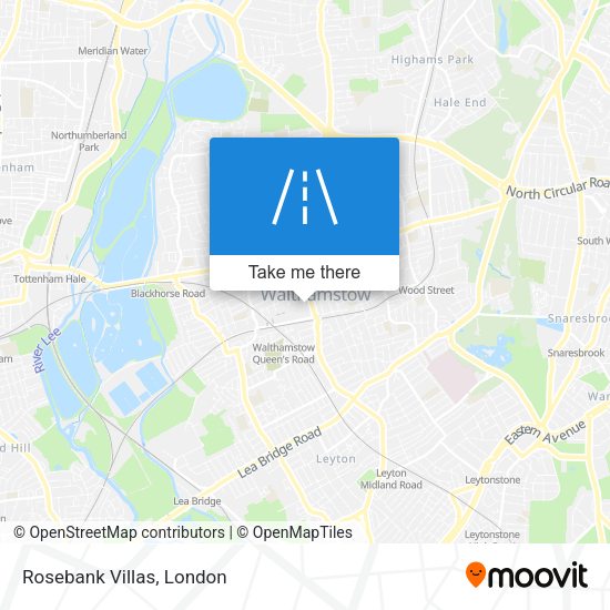 Rosebank Villas map