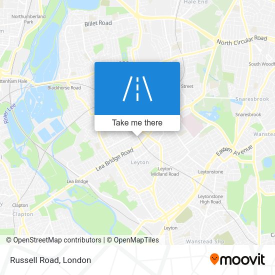 Russell Road map