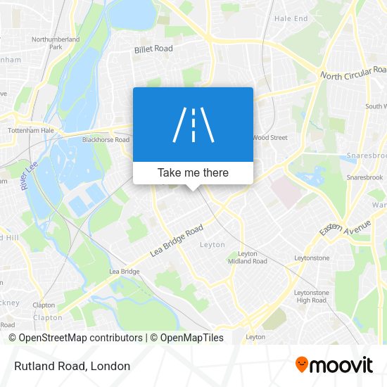Rutland Road map