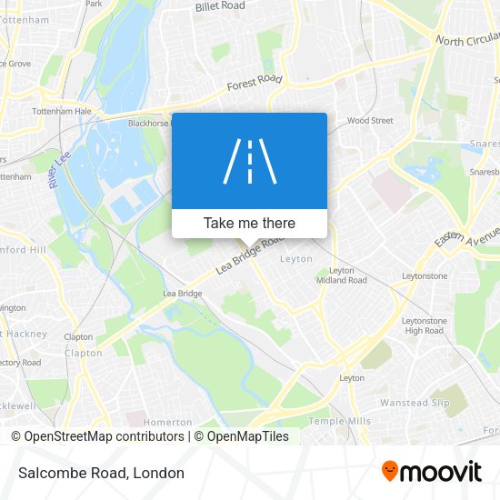 Salcombe Road map