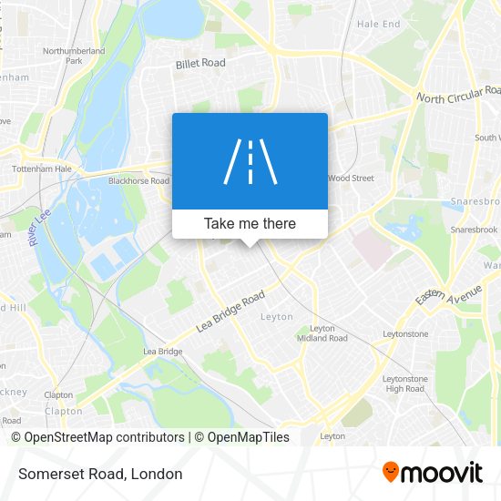 Somerset Road map