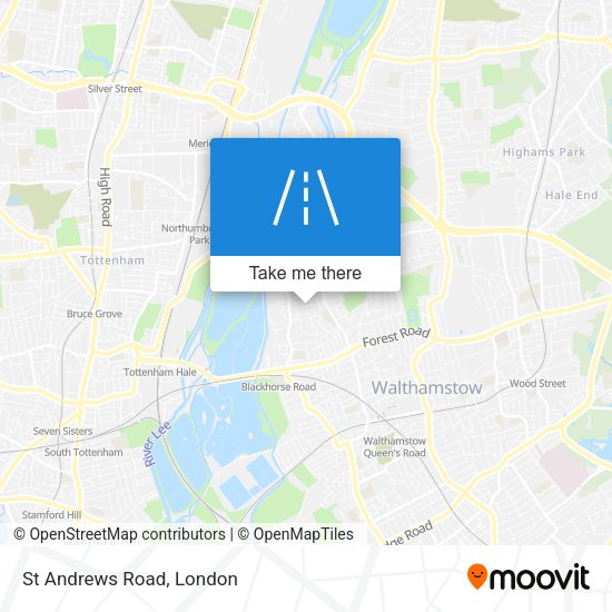 St Andrews Road map