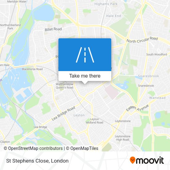 St Stephens Close map