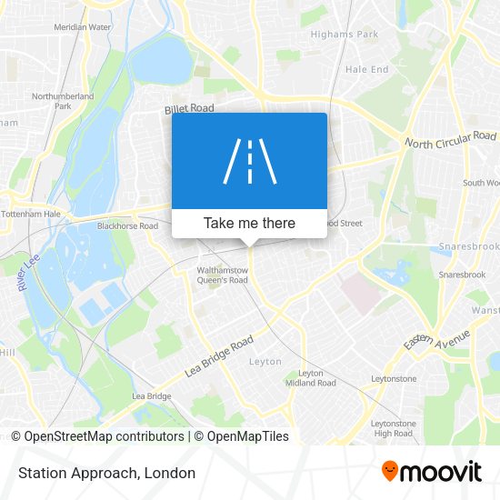 Station Approach map