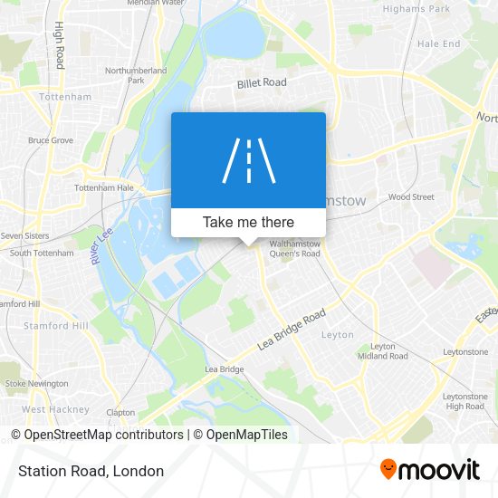 Station Road map