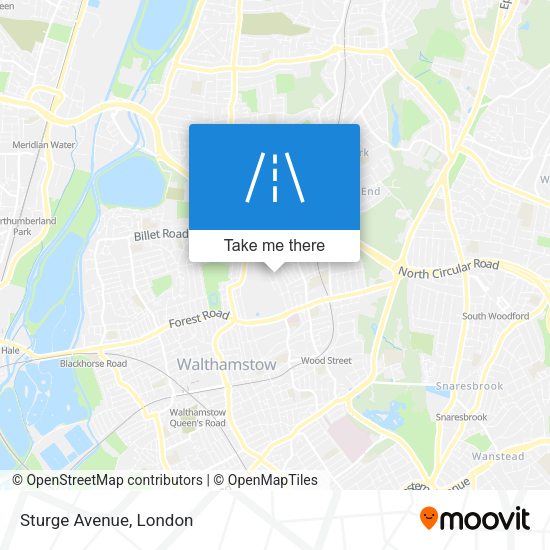 Sturge Avenue map
