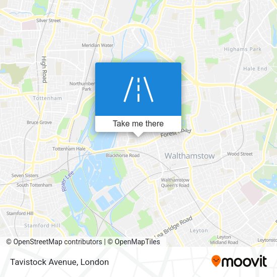 Tavistock Avenue map