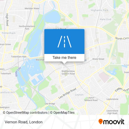 Vernon Road map