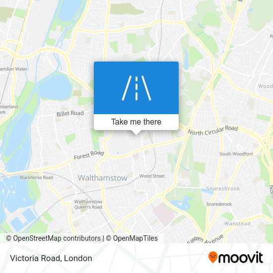 Victoria Road map