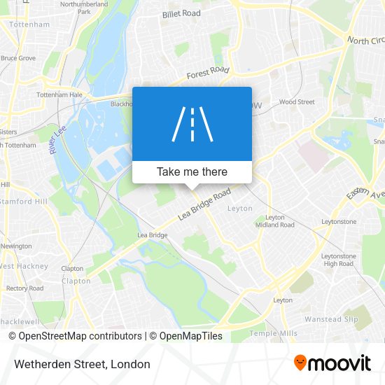 Wetherden Street map