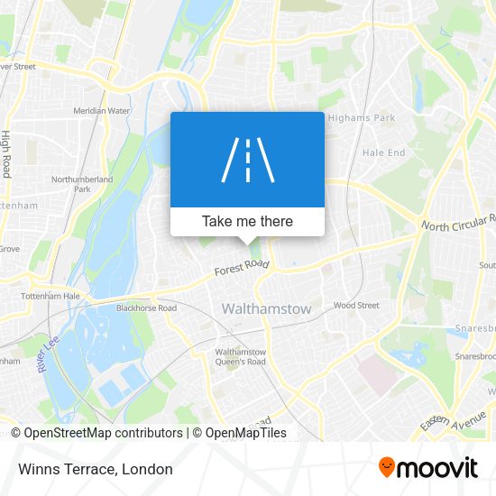 Winns Terrace map