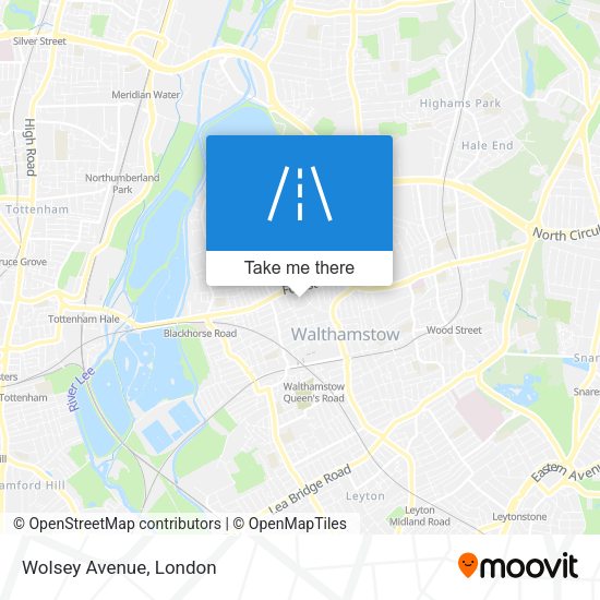 Wolsey Avenue map
