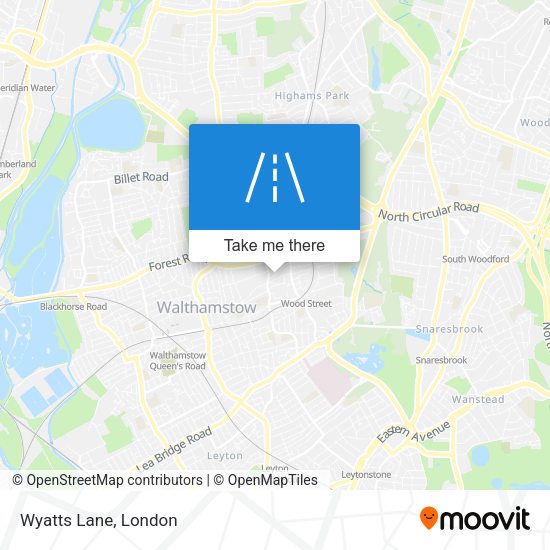Wyatts Lane map