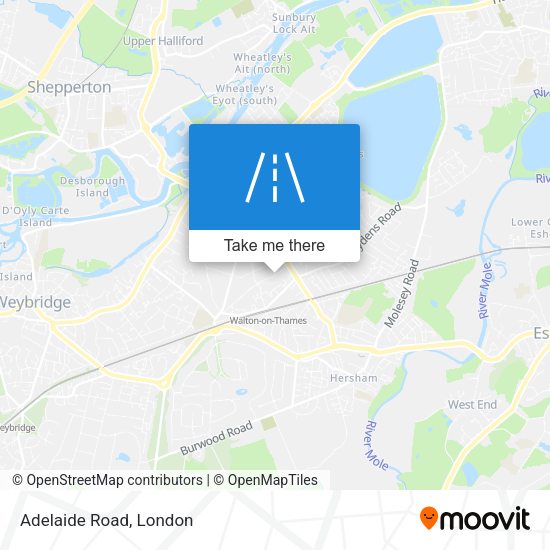 Adelaide Road map