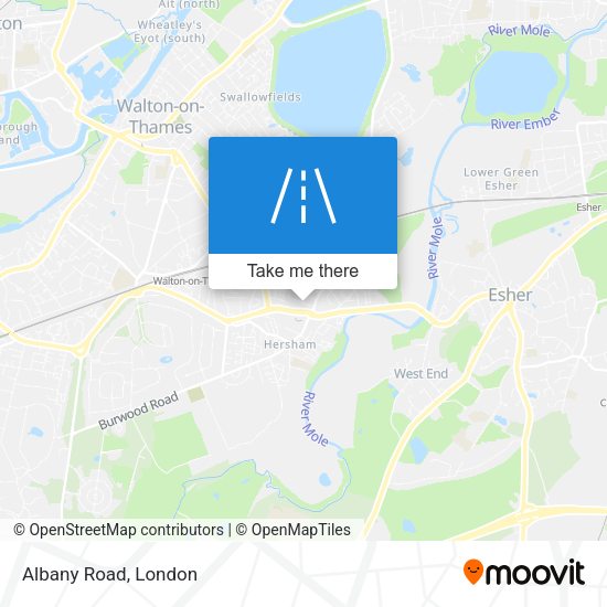 Albany Road map
