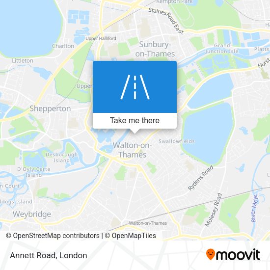 Annett Road map