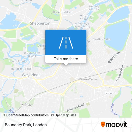 Boundary Park map