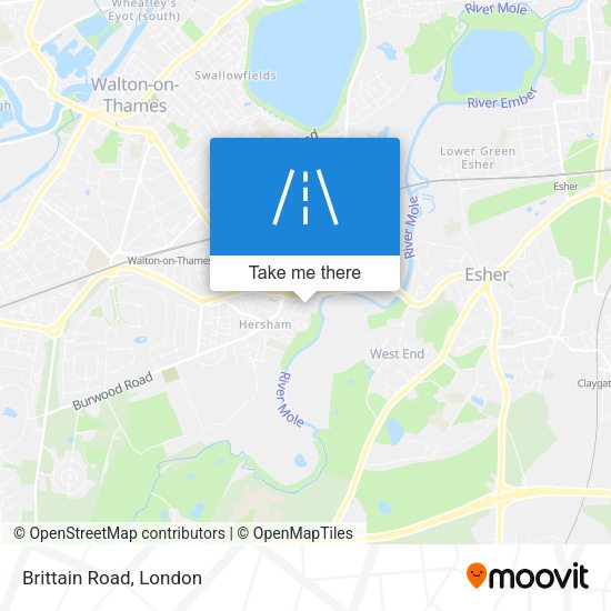 Brittain Road map