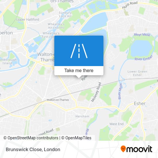 Brunswick Close map