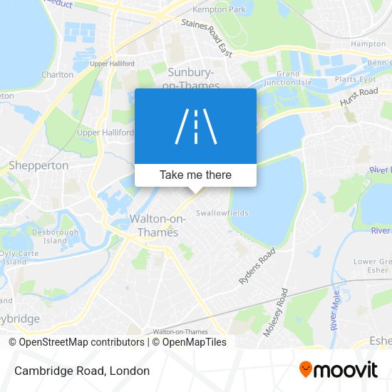 Cambridge Road map