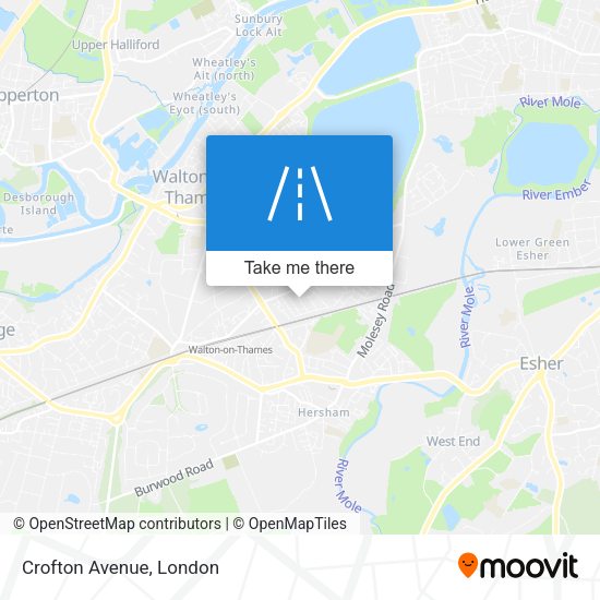 Crofton Avenue map